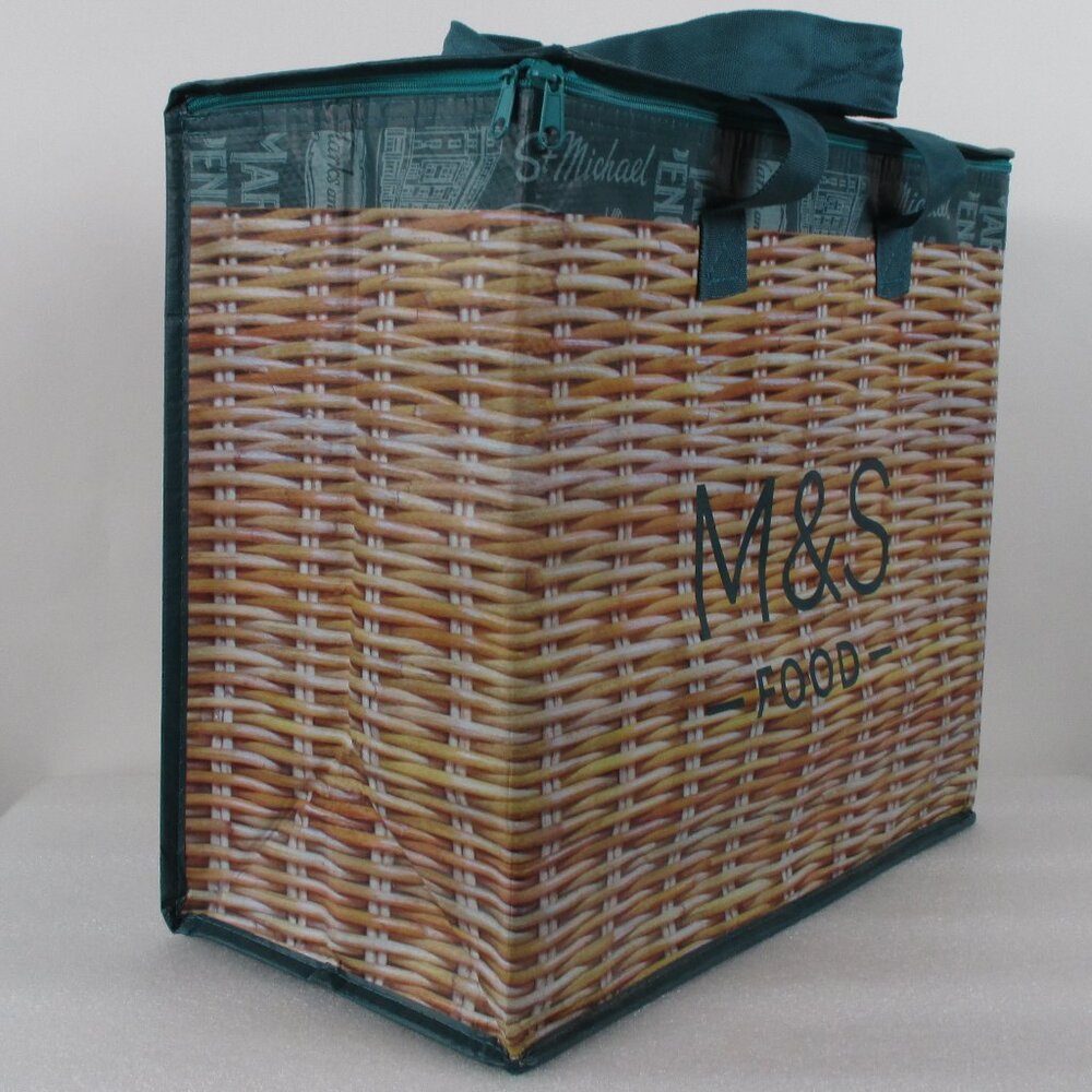 LARGE INSULATED M & S FOOD COOLER BAG - Picture 5 of 16